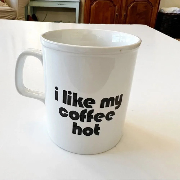 Garfield I Like My Coffee Hot Ceramic Mug‎ Vintage Enesco Jim Davis Cartoon Cat - Picture 2 of 8